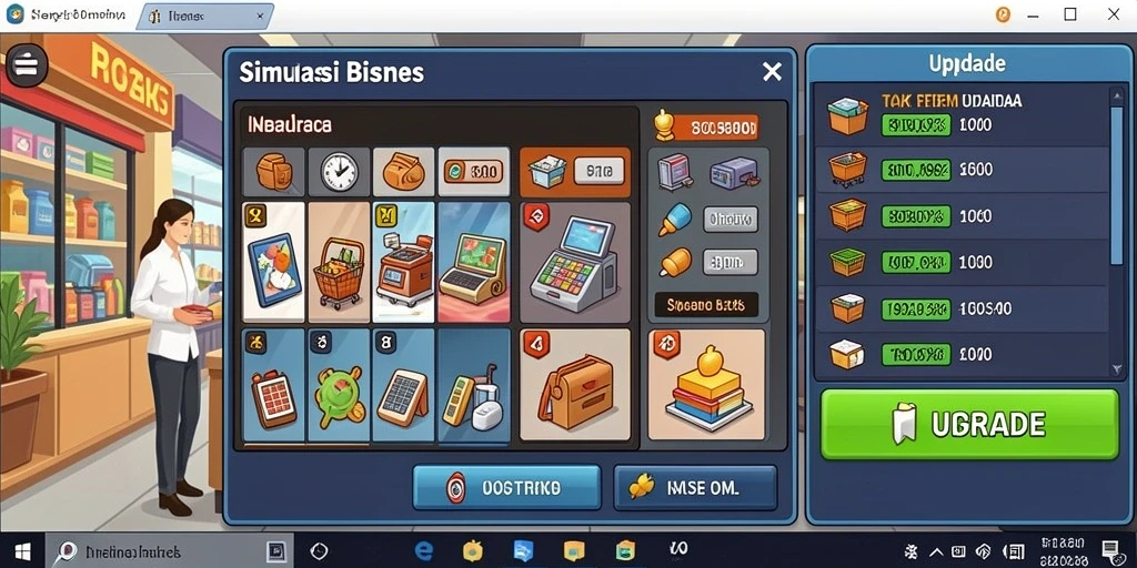 Gambaran grafik lingkungan yang menakjubkan dalam game.