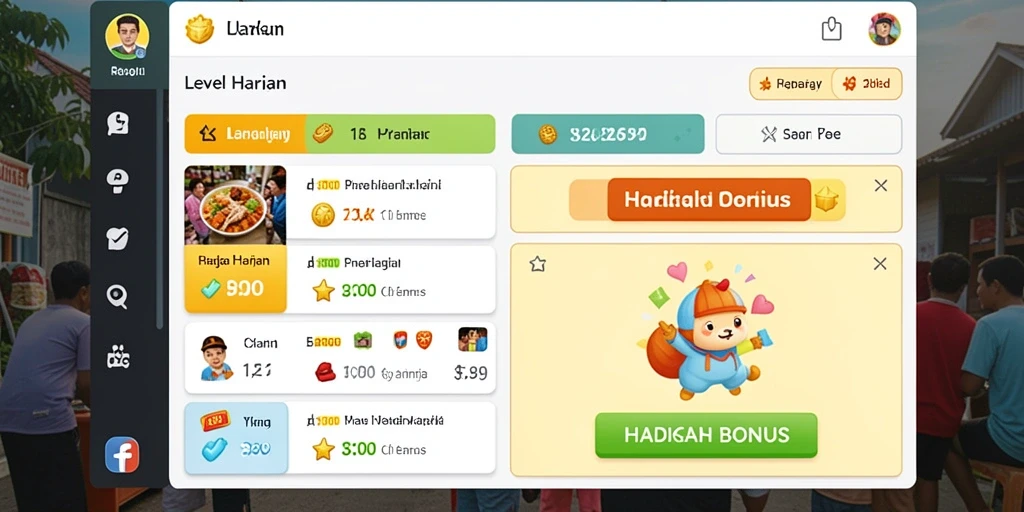 Mode permainan yang variatif dan menyenangkan.