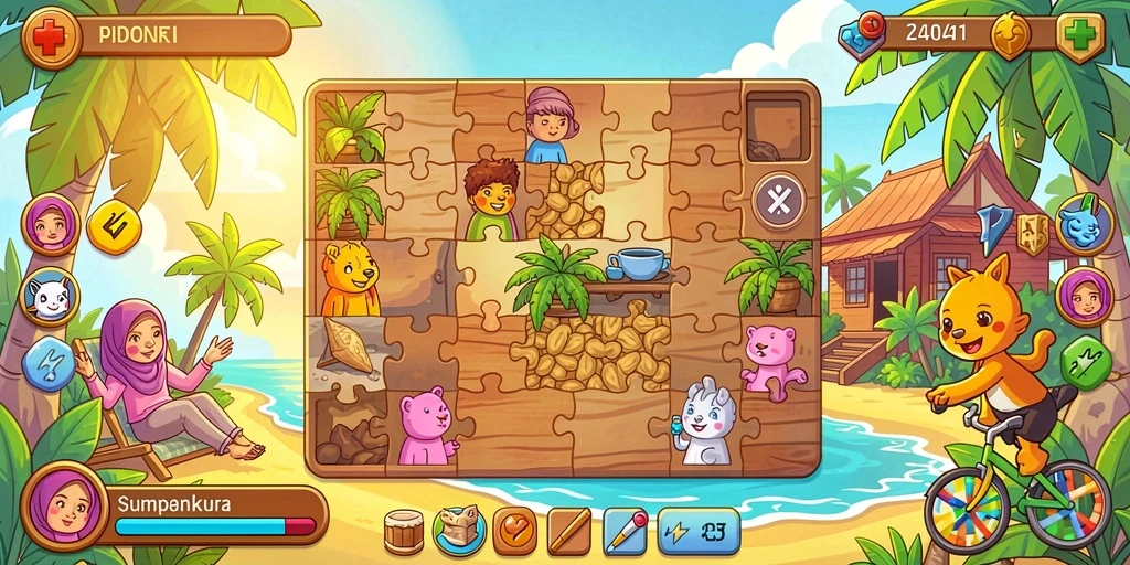 Cuplikan gameplay yang menunjukkan aksi seru.
