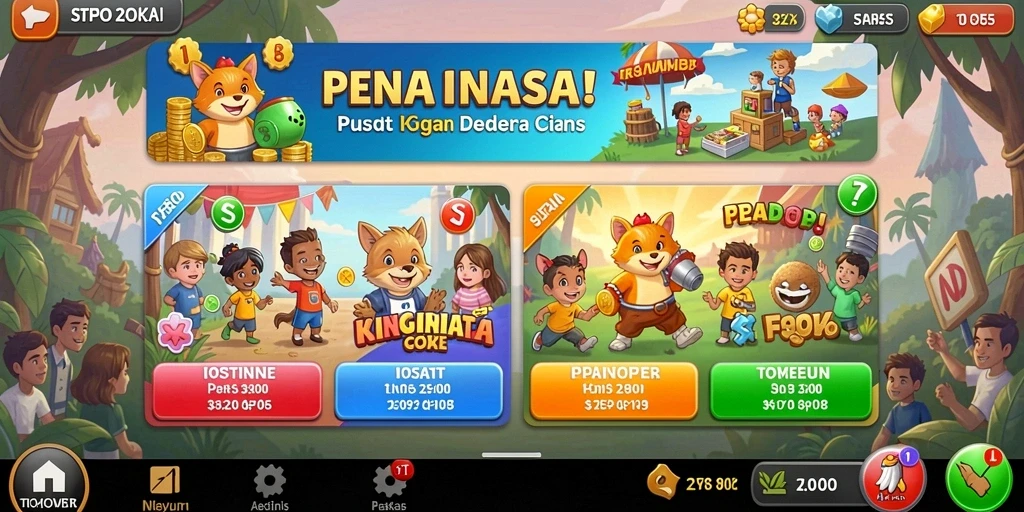 Beragam tantangan menarik untuk setiap pemain.