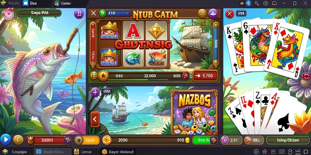 Level yang penuh warna dan detail yang memukau.